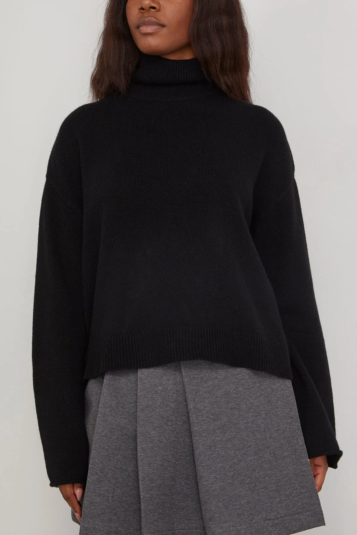Alicia Knit Top in Black