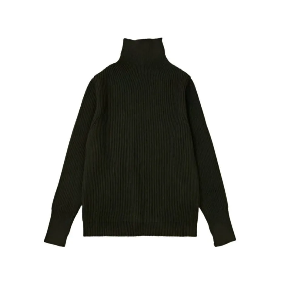 Andersen-Andersen Navy Turtleneck Hunting green
