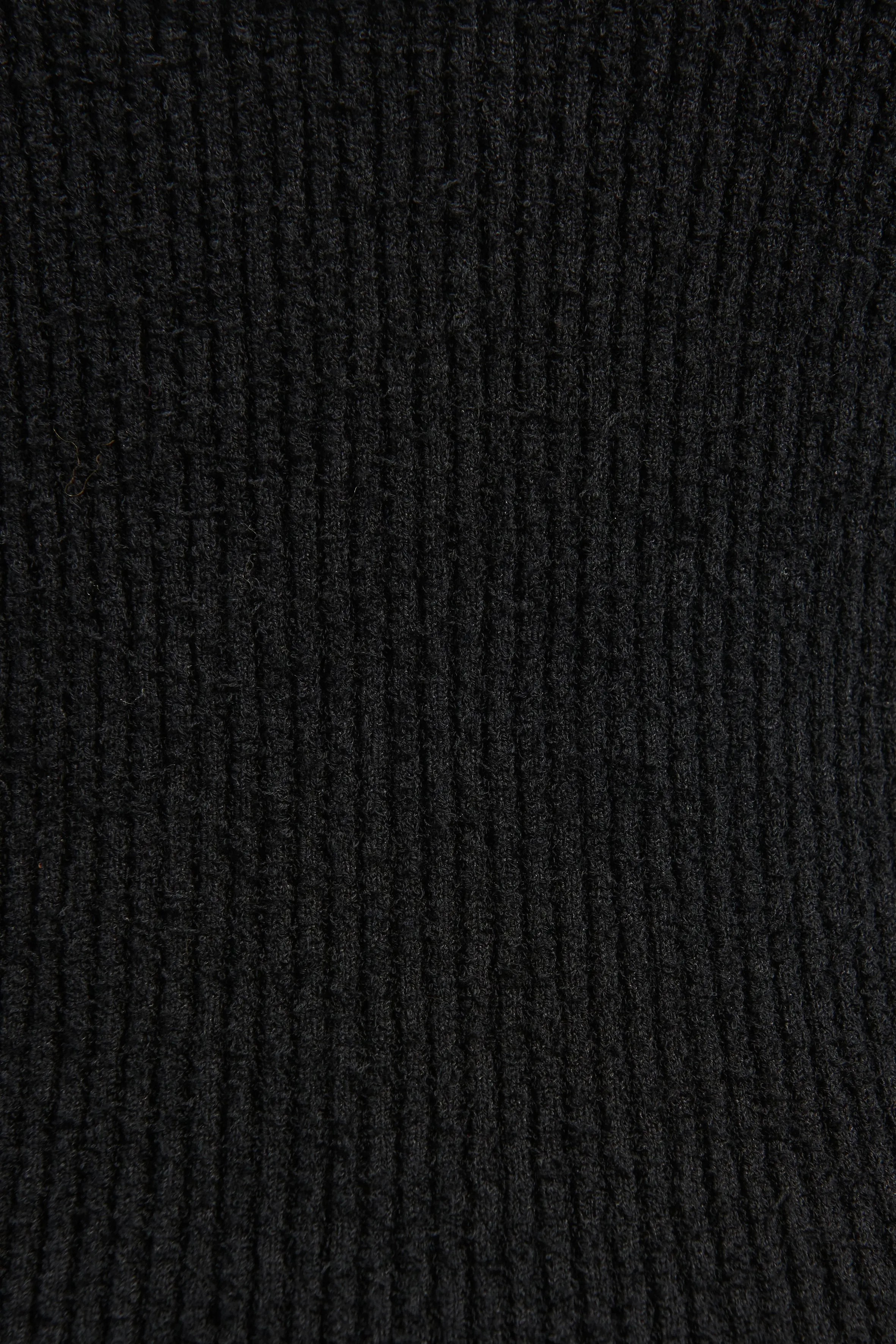 Black Knit  Bodycon Preowned Mini Dress