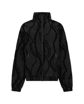 Chain Couture Quilted Puffer Jacket