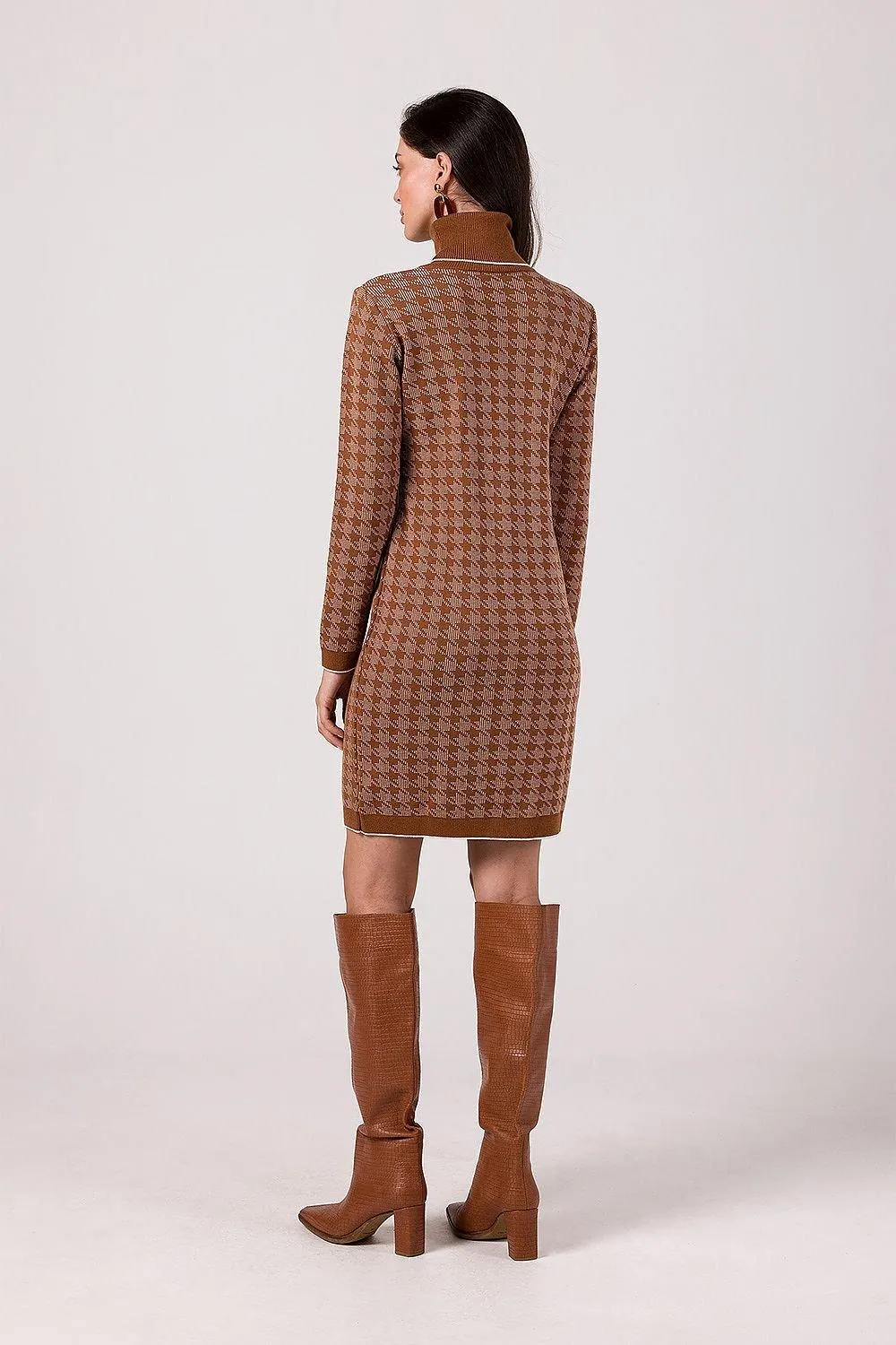 Chic Comfort Turtleneck Knit Dress