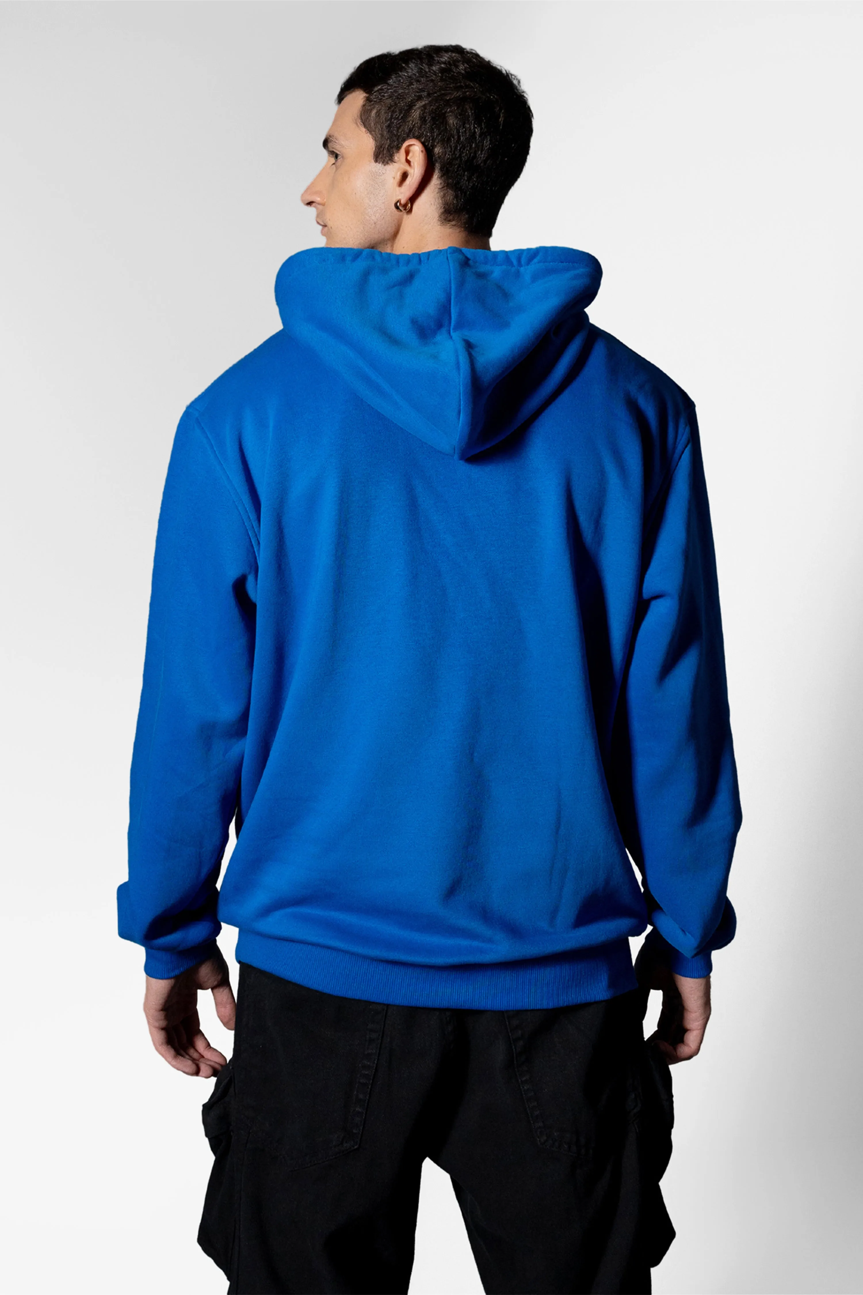 Diode Blue Oversized Hoodies