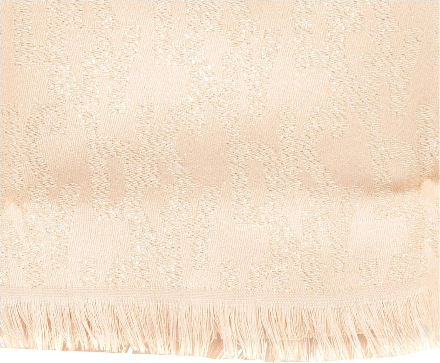 DKNY womens Oversized Eyelash Fringe Lurex Scarf