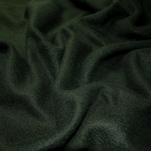 Double Sided Fleece Knit - Black Fabric