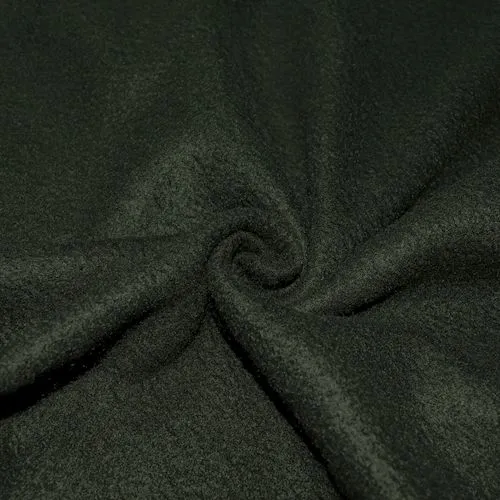 Double Sided Fleece Knit - Black Fabric