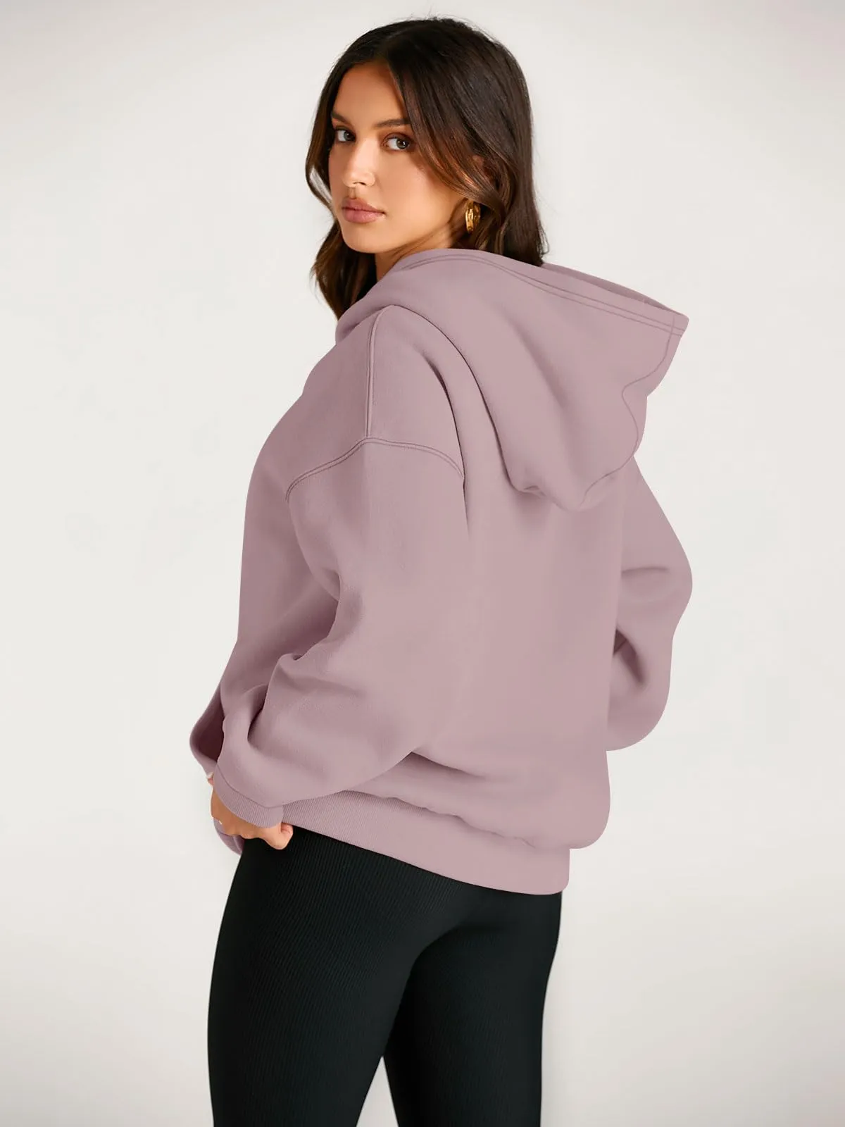 EFAN Women's Hoodies Oversized Sweatshirts Pullover Fleece Sweaters Long Sleeve Winter Fall Outfits Fashion Y2k Clothes