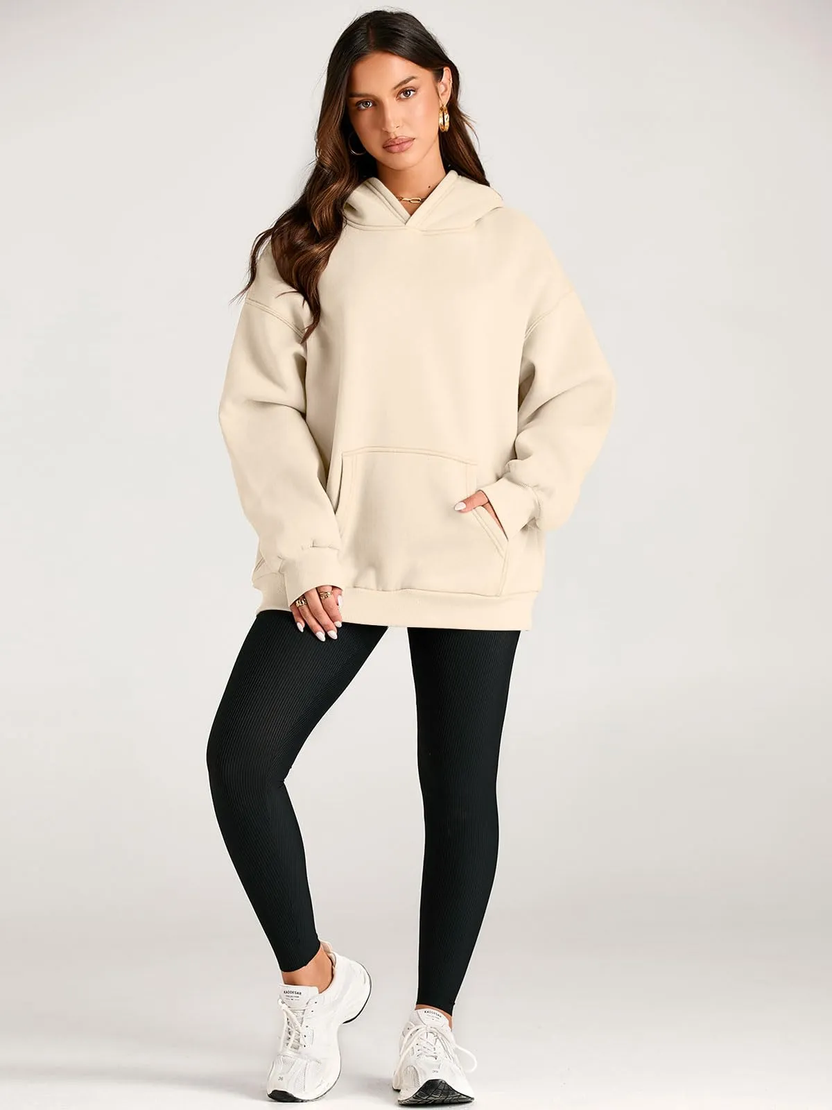 EFAN Women's Hoodies Oversized Sweatshirts Pullover Fleece Sweaters Long Sleeve Winter Fall Outfits Fashion Y2k Clothes