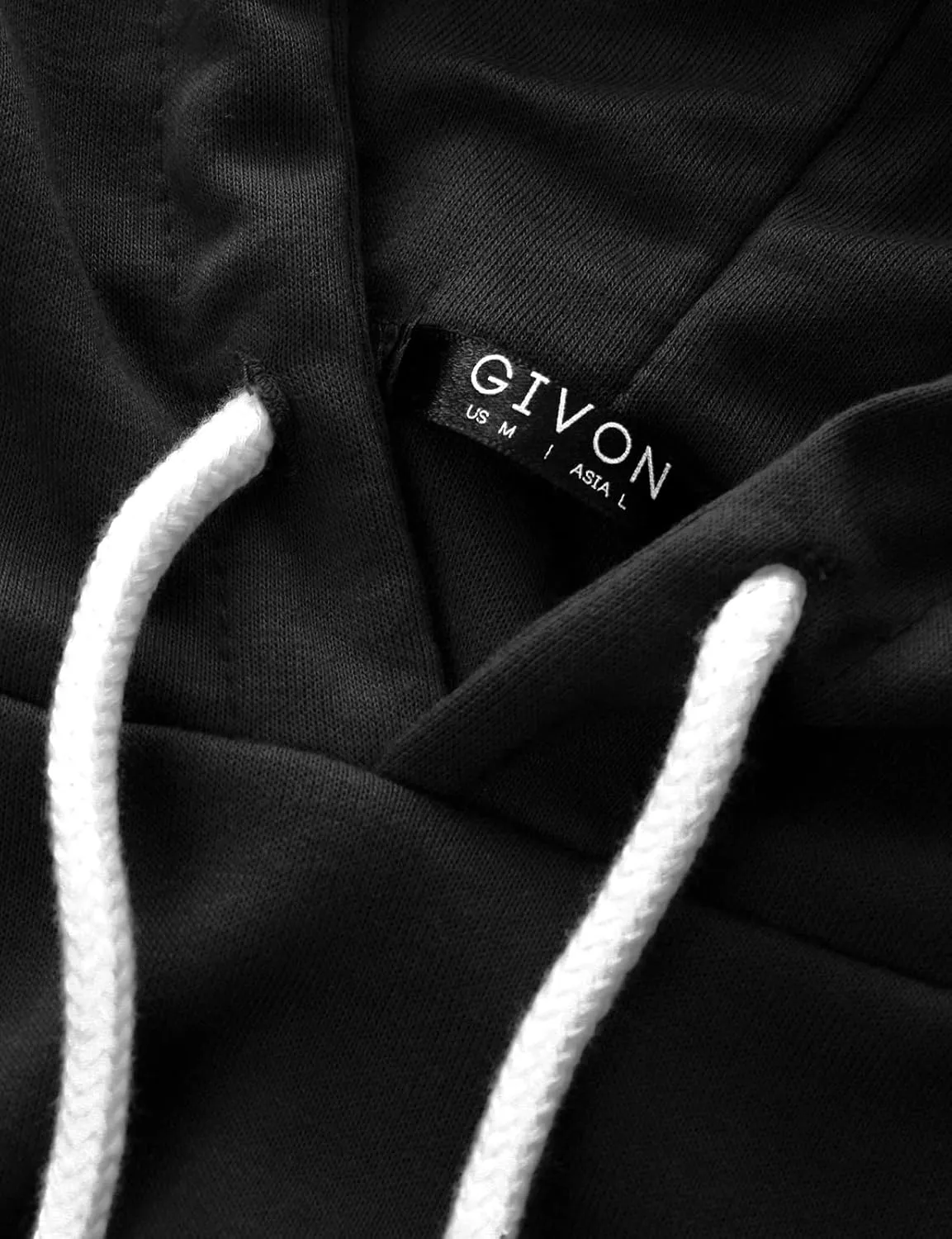 GIVON Men's Short Sleeve Pullover Hoodie Hipster Longline Hooded Shirt Lightweight Cotton Blend Casual Streetwear