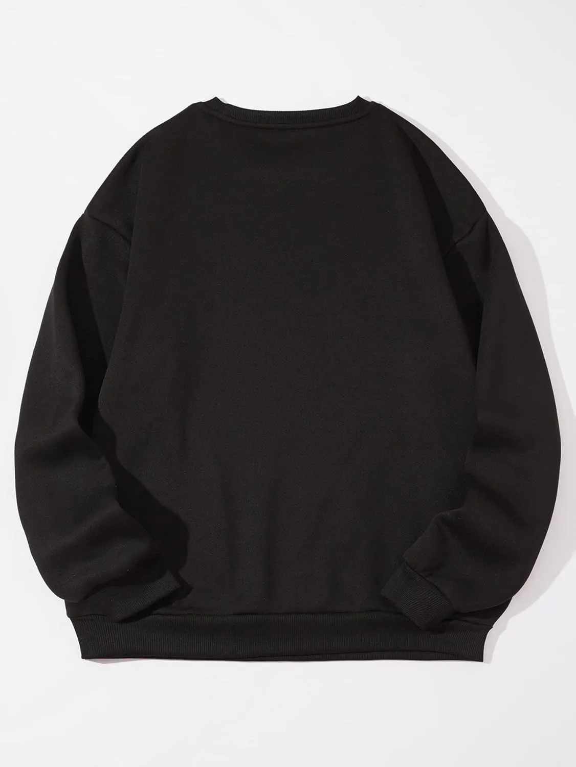 GORGLITTER Men's Letter Graphic Sweatshirt Casual Crew Neck Sweatshirt Long Sleeve Pullovers Top