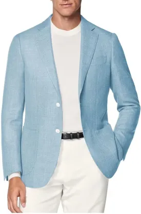 HUUTOE Mens Linen Sports Jacket for Men Causal Lightweight Blazers and Sport Coats Linen Suit for Men Beach Wedding