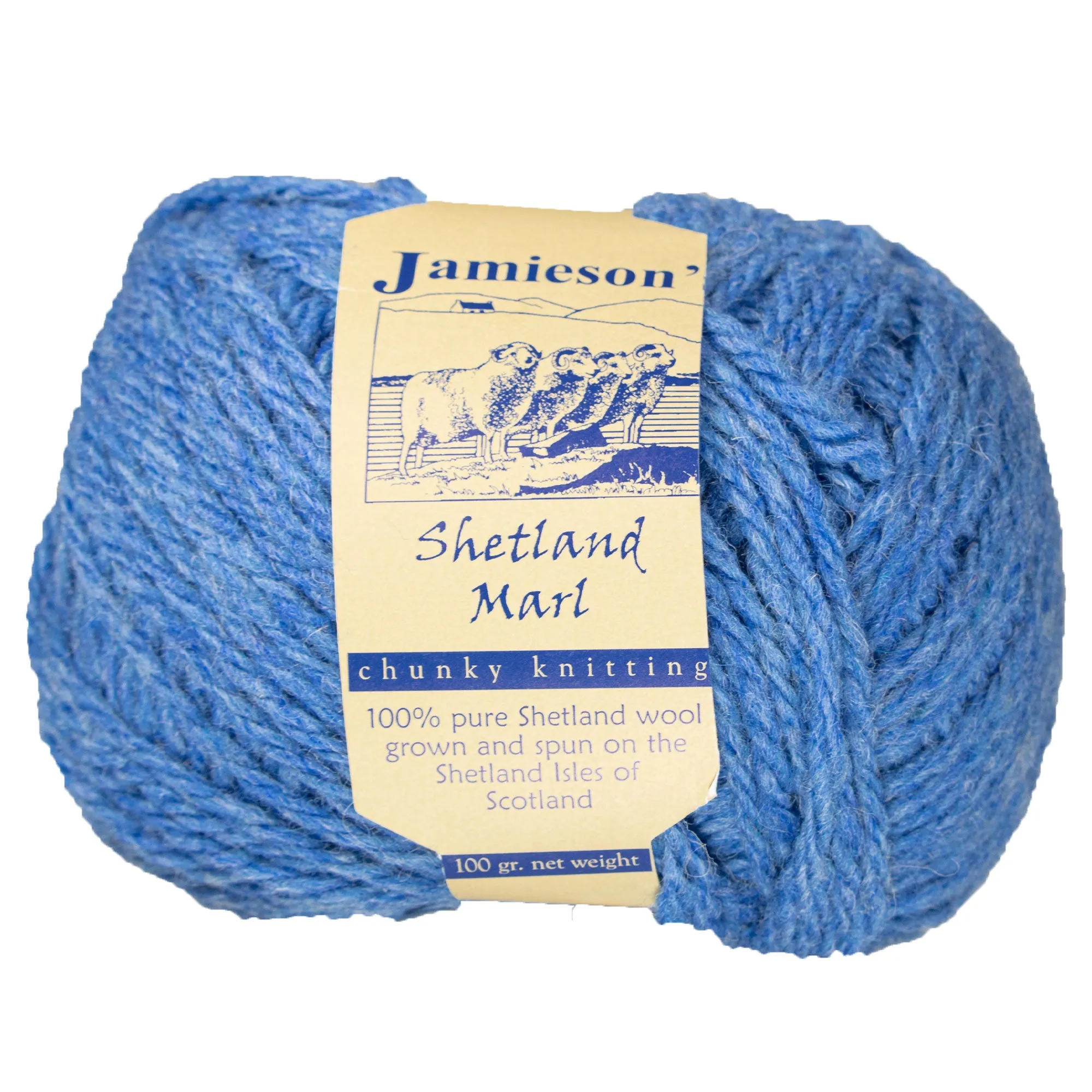 Jamieson's of Shetland Marl Chunky Yarn - 136 Teviot