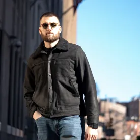 JUNEAU LEATHER JACKET - CLASSIC BLACK