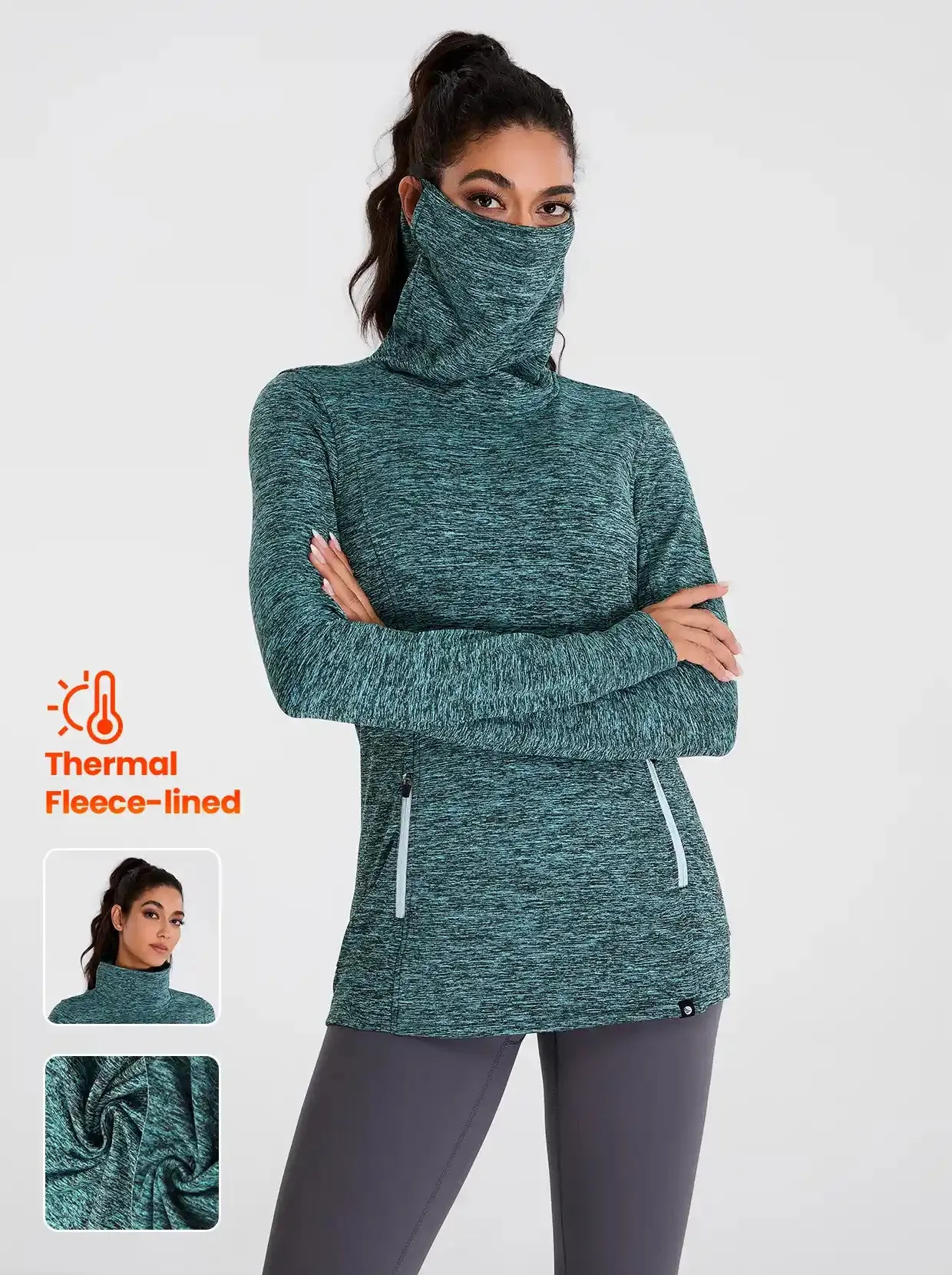 Ladies' Thermal Pullover with Mask