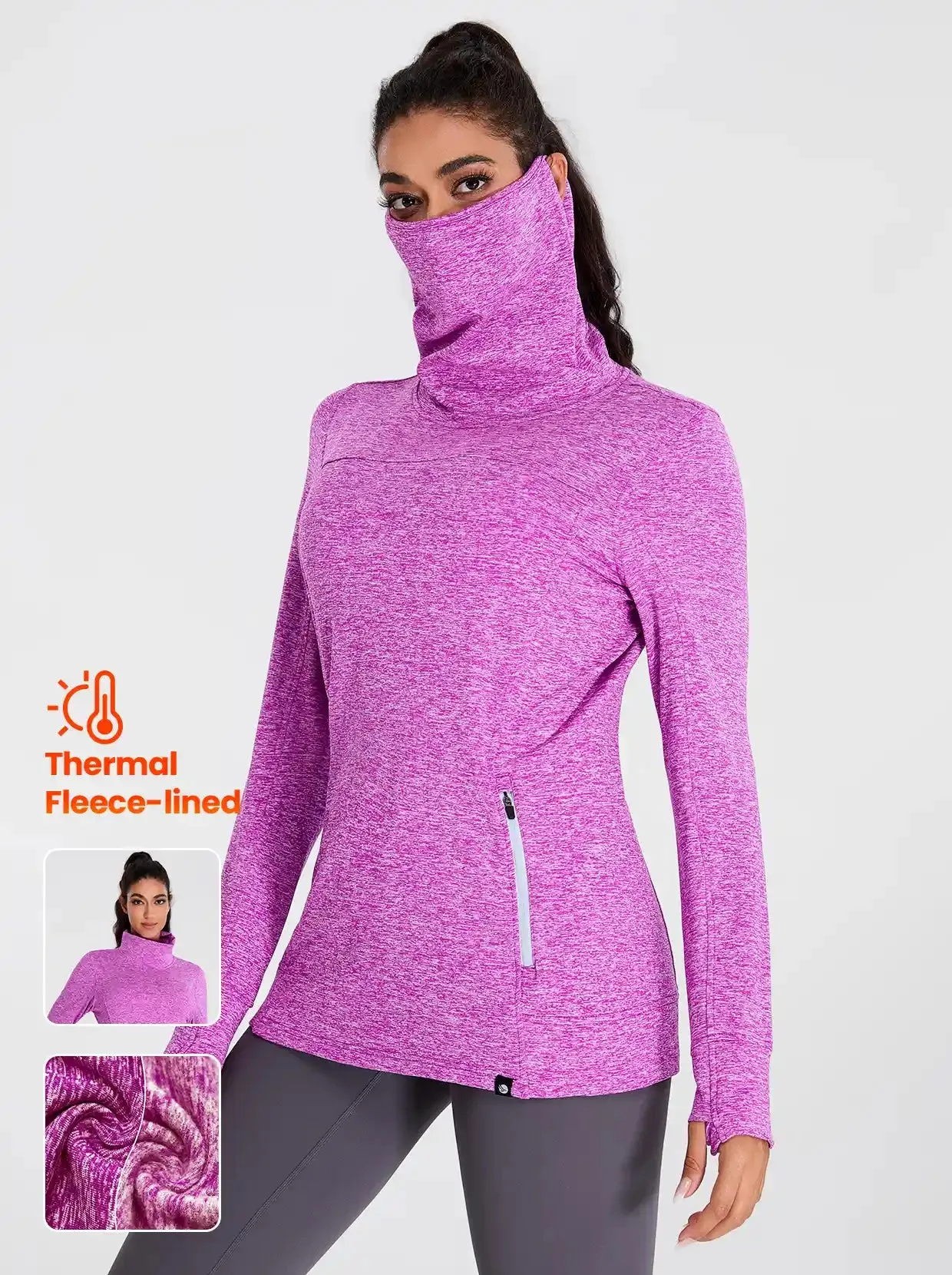 Ladies' Thermal Pullover with Mask