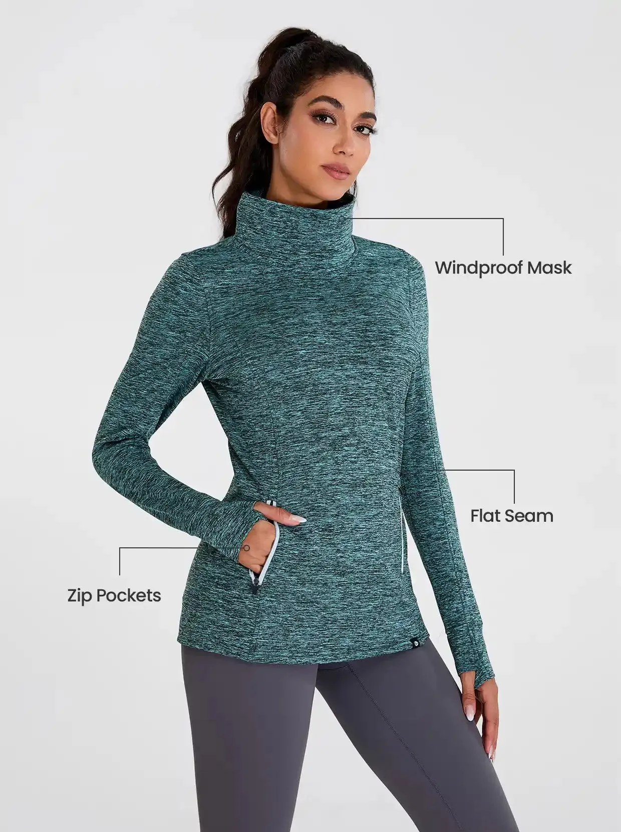 Ladies' Thermal Pullover with Mask