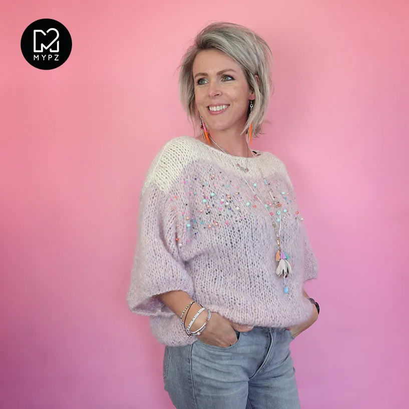 MYPZ Light Mohair-Alpaca Top Jewel