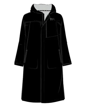 New! TYR Tech YOUTH Parka in Black with Team Logos and Personalization - CRA Swim Team