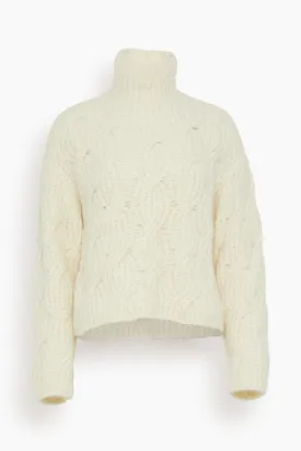 Opaline Knit Top in Cream