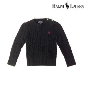Ralph Lauren Cable-Knit Cotton Sweaters, Hunter Navy