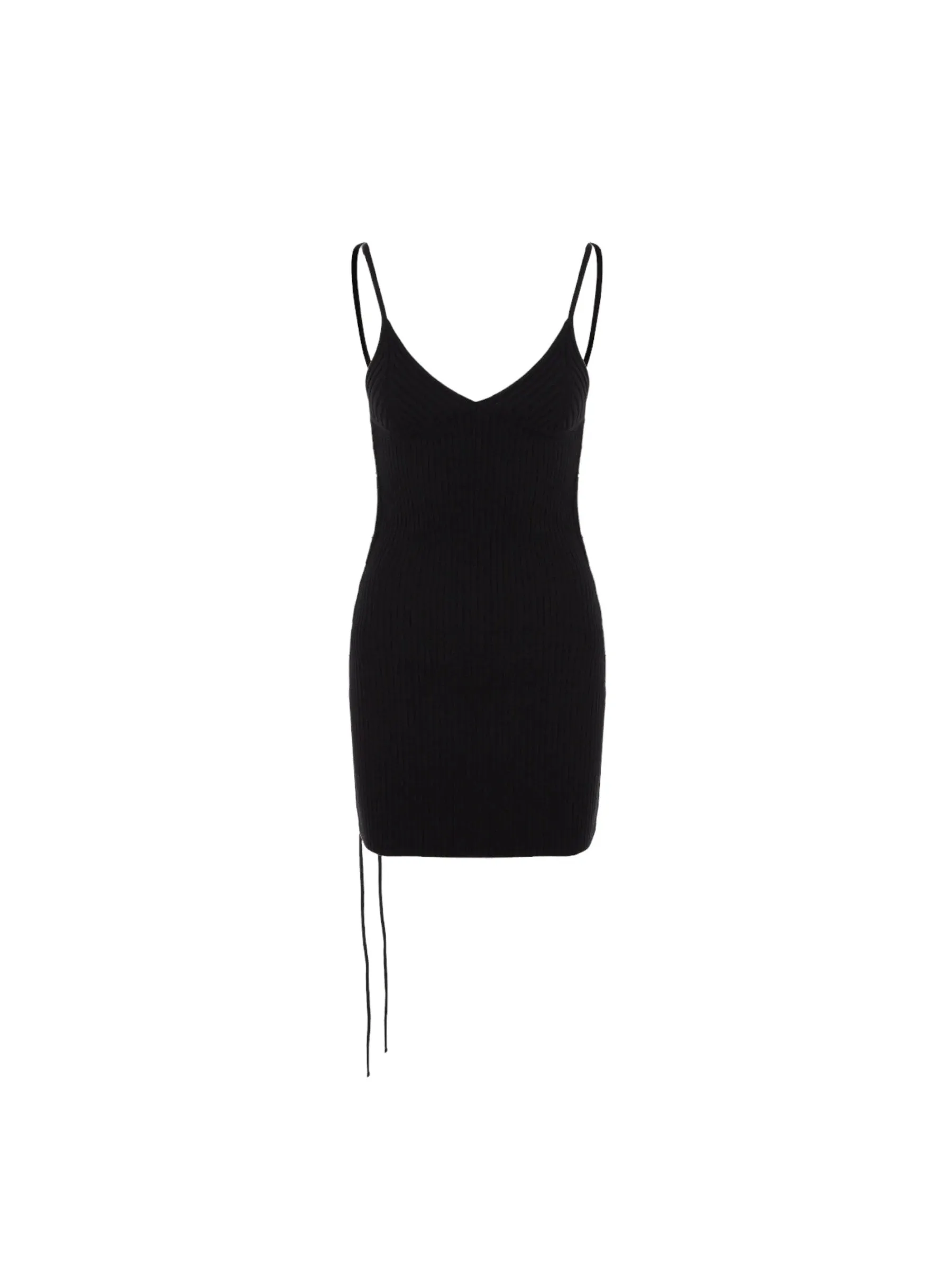 Ribbed Knit Minidress