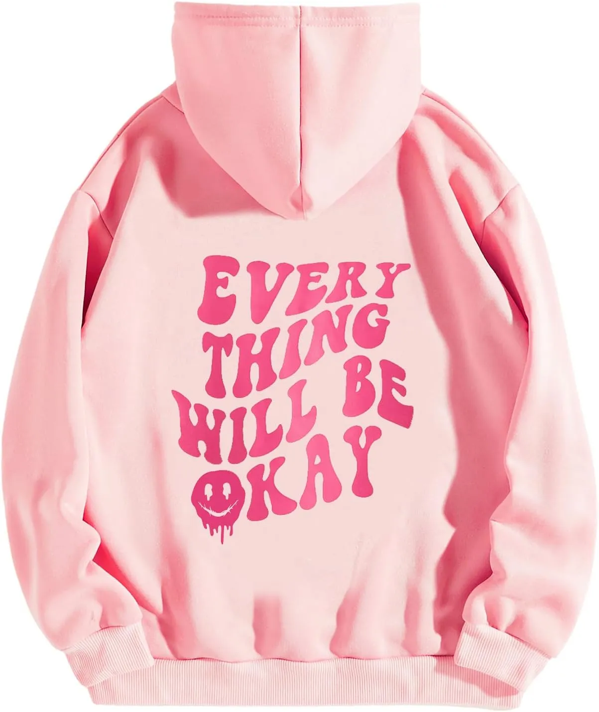 SOLY HUX Women's Oversized Sweatshirt Graphic Hoodies Casual Long Sleeve Loose Pullover Tops with Kangaroo Pocket