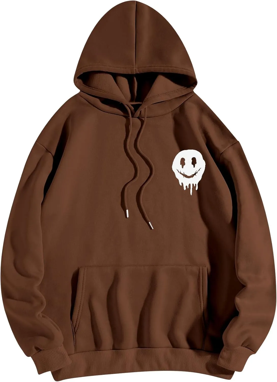 SOLY HUX Women's Oversized Sweatshirt Graphic Hoodies Casual Long Sleeve Loose Pullover Tops with Kangaroo Pocket