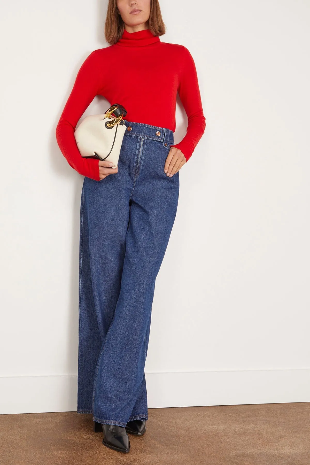 Tommy Sweater in Bright Flame