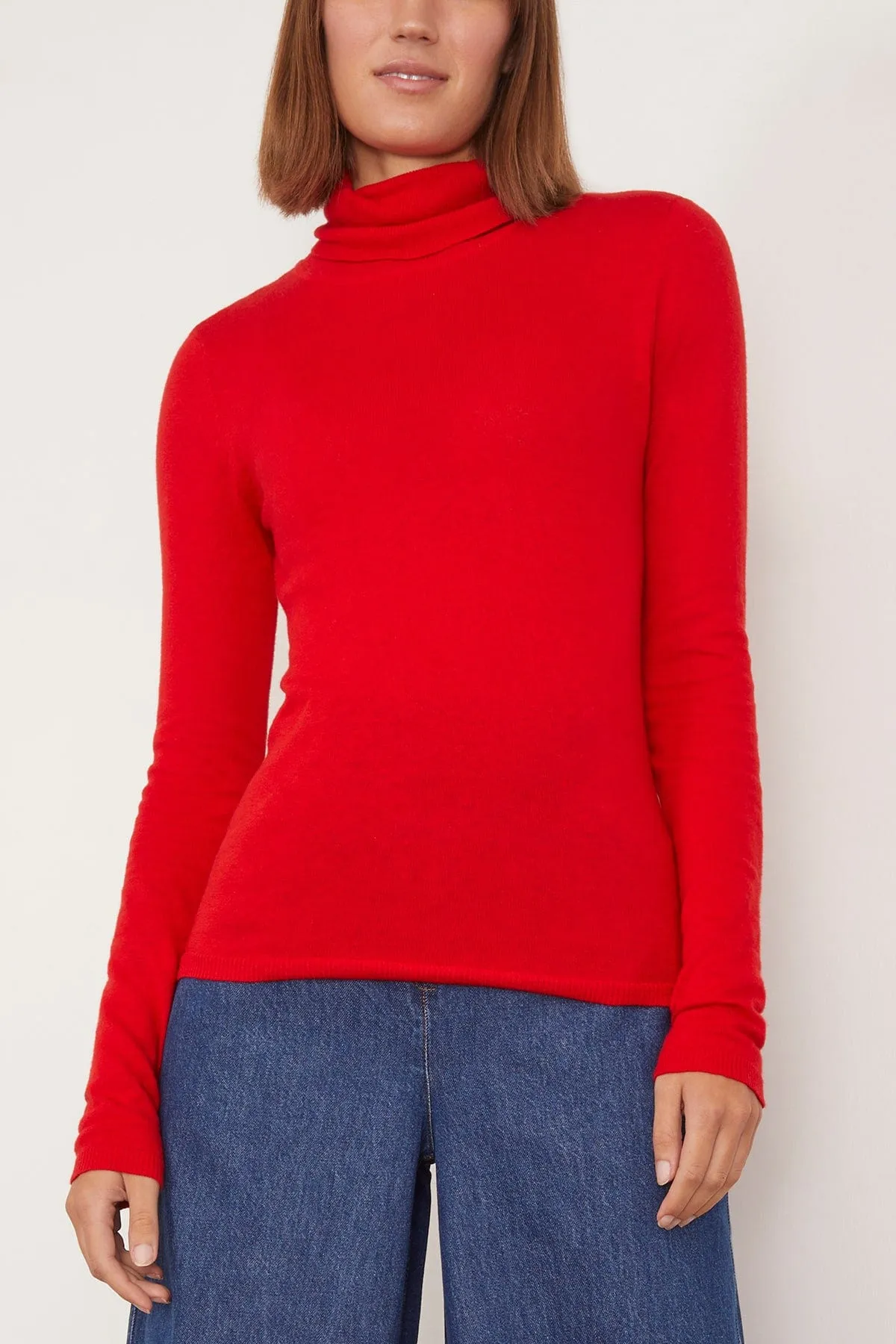 Tommy Sweater in Bright Flame