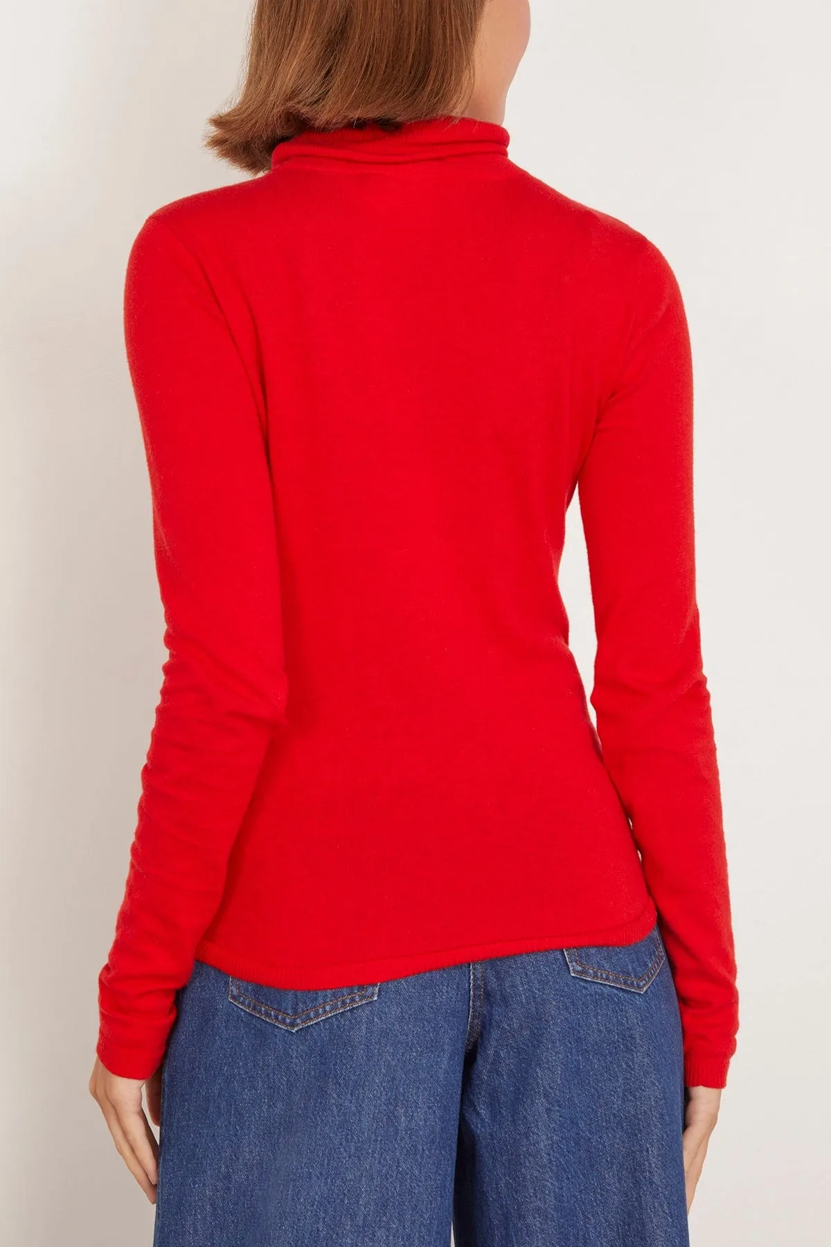 Tommy Sweater in Bright Flame