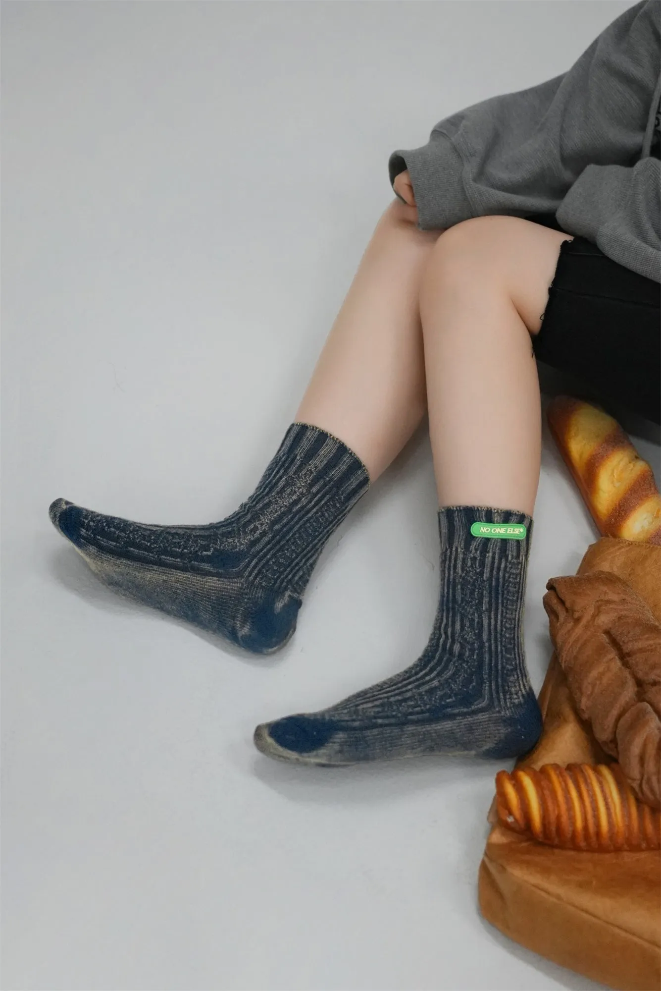 Vintage Wash Ankle Socks