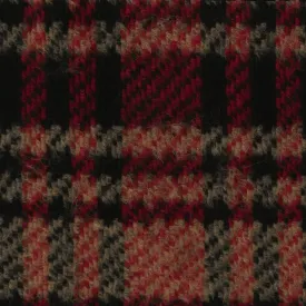 Wool Blend coating - CAPOTTO - 003 - Red & Black