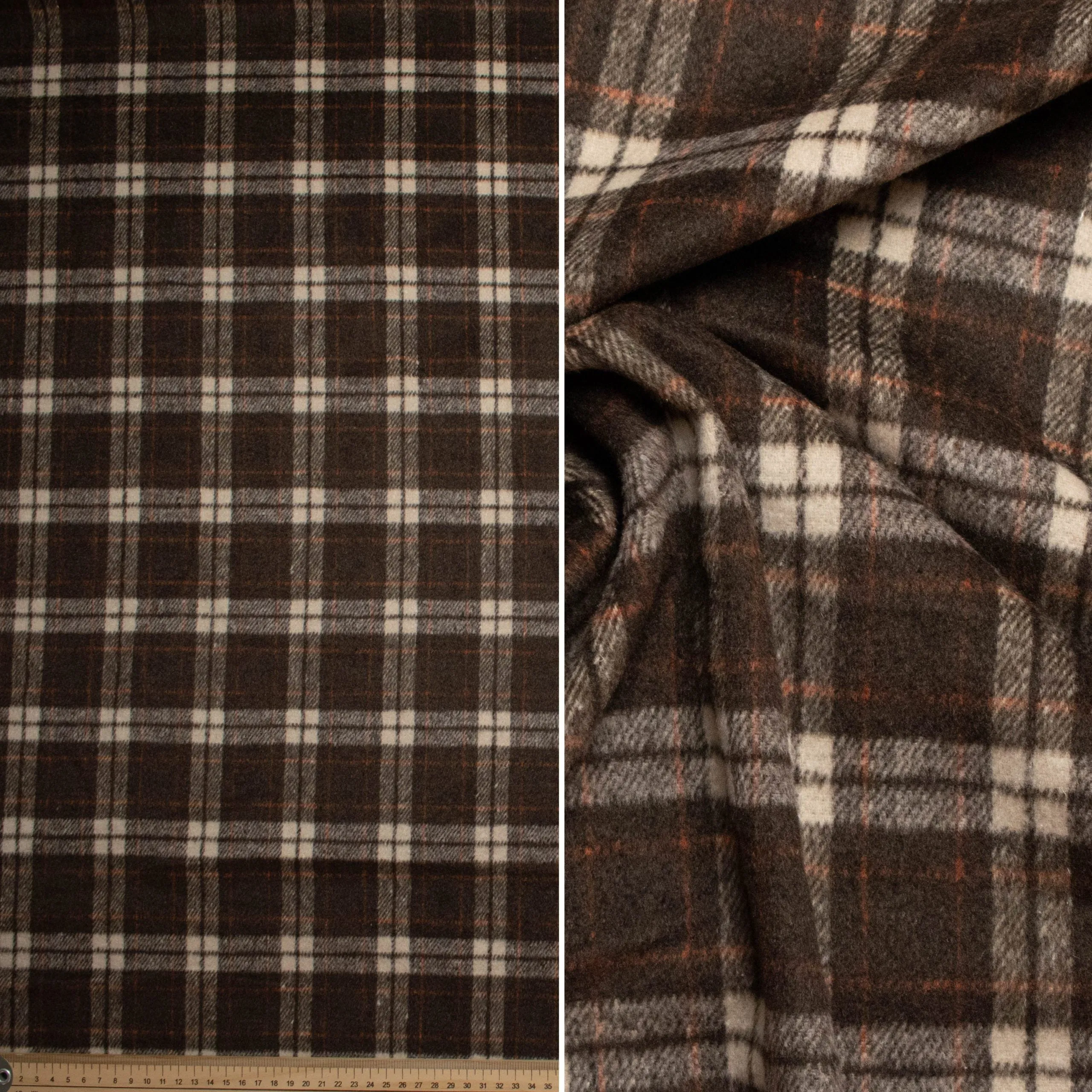 Wool Melton Checks