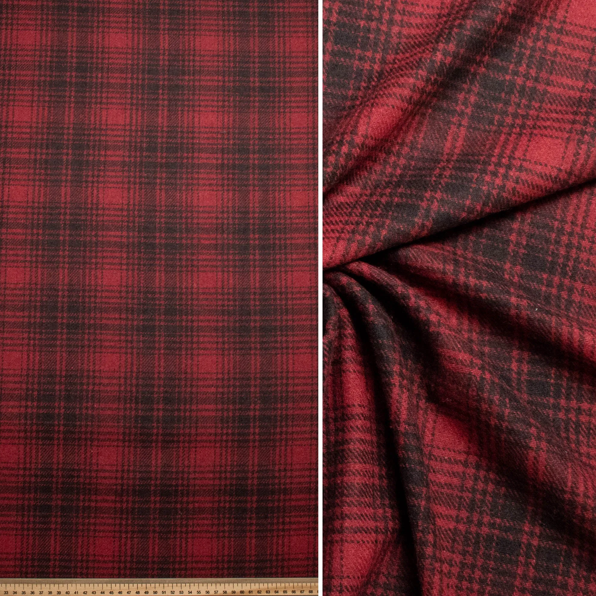 Wool Melton Checks