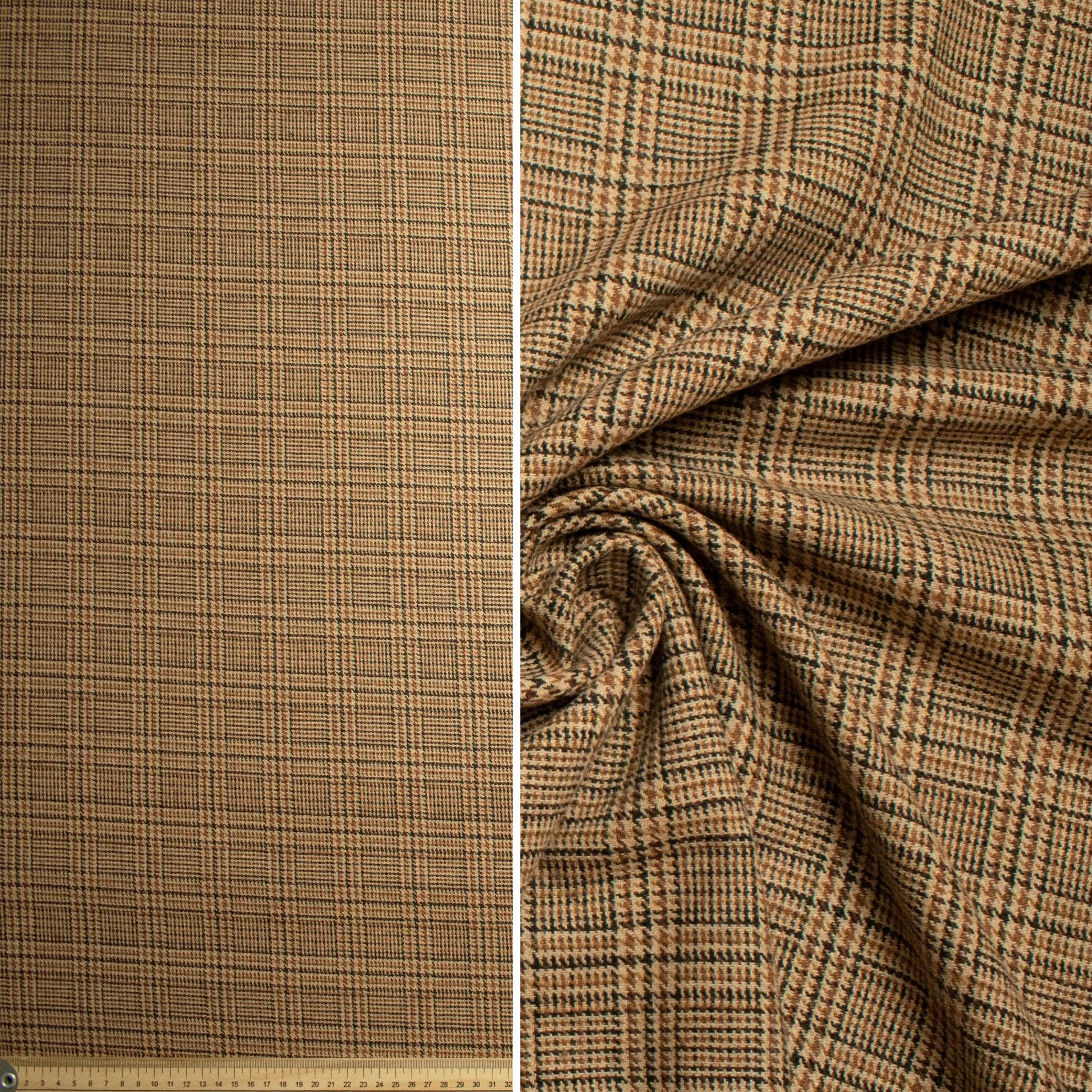 Wool Melton Checks