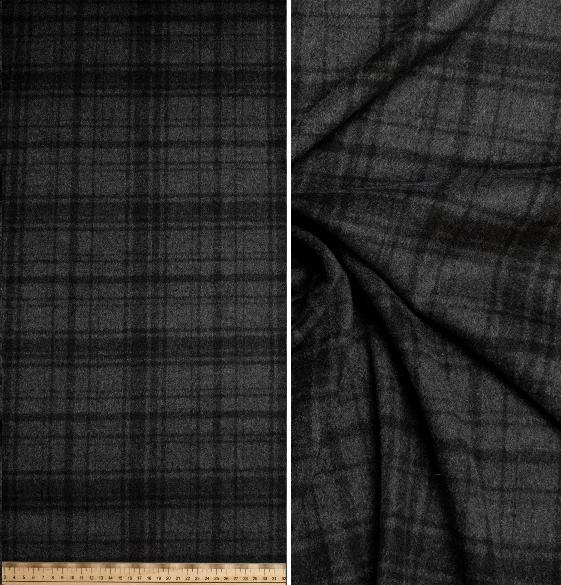 Wool Melton Checks