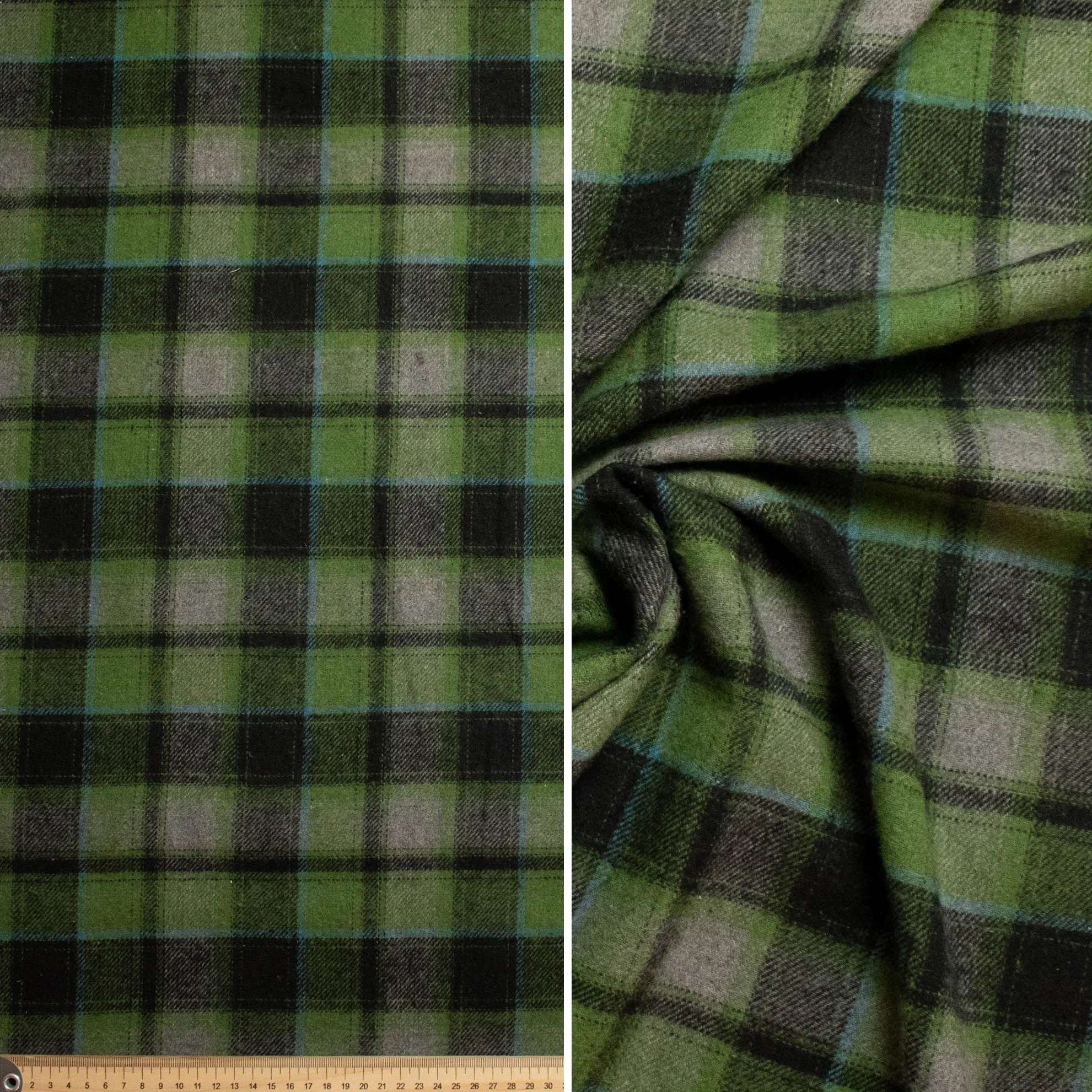 Wool Melton Checks