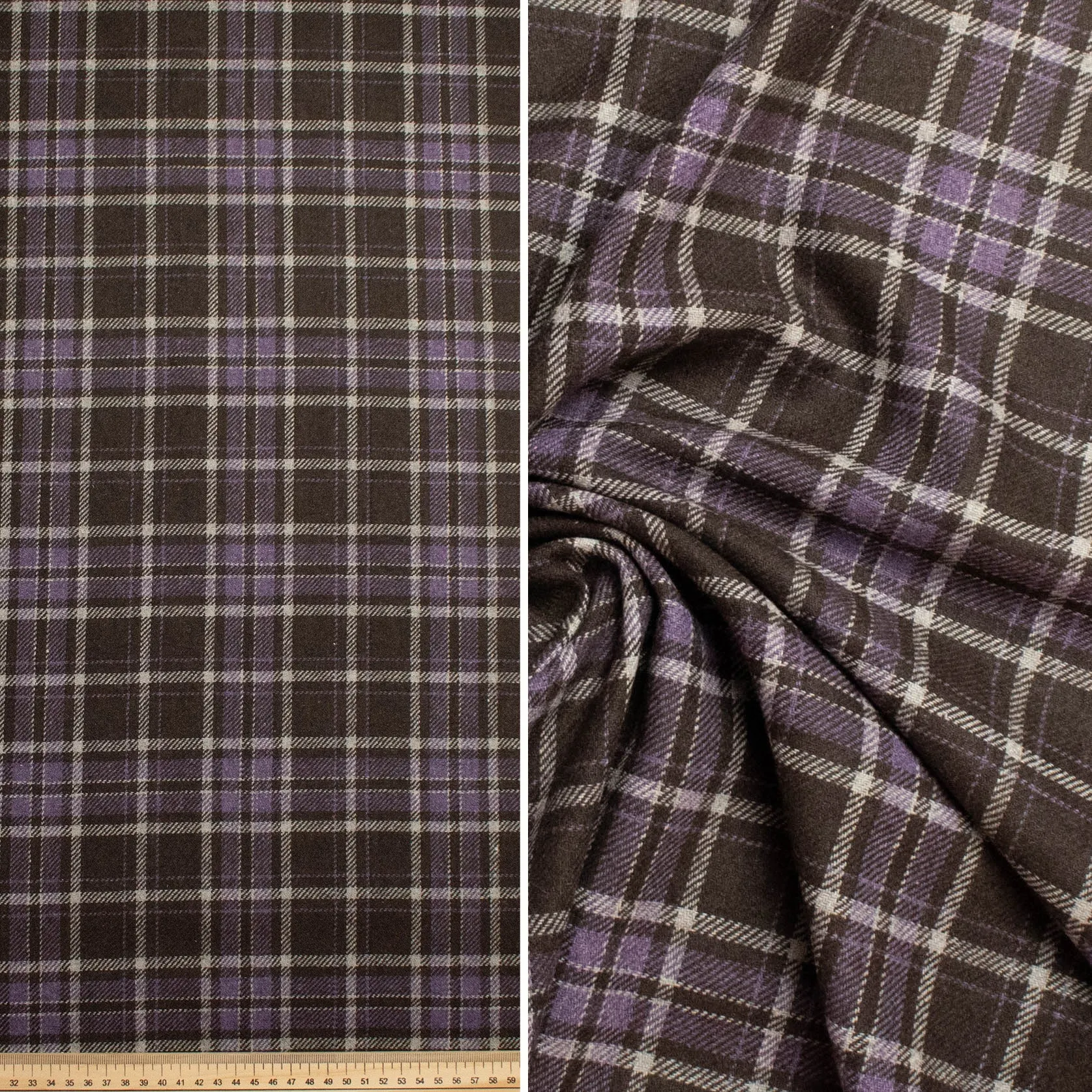 Wool Melton Checks