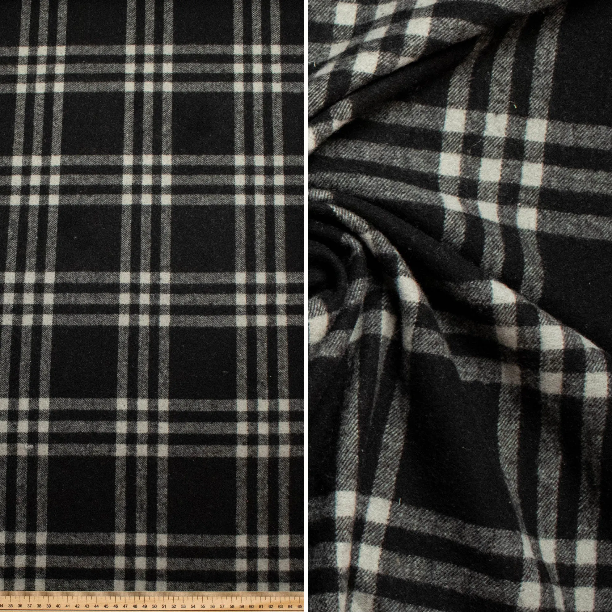 Wool Melton Checks