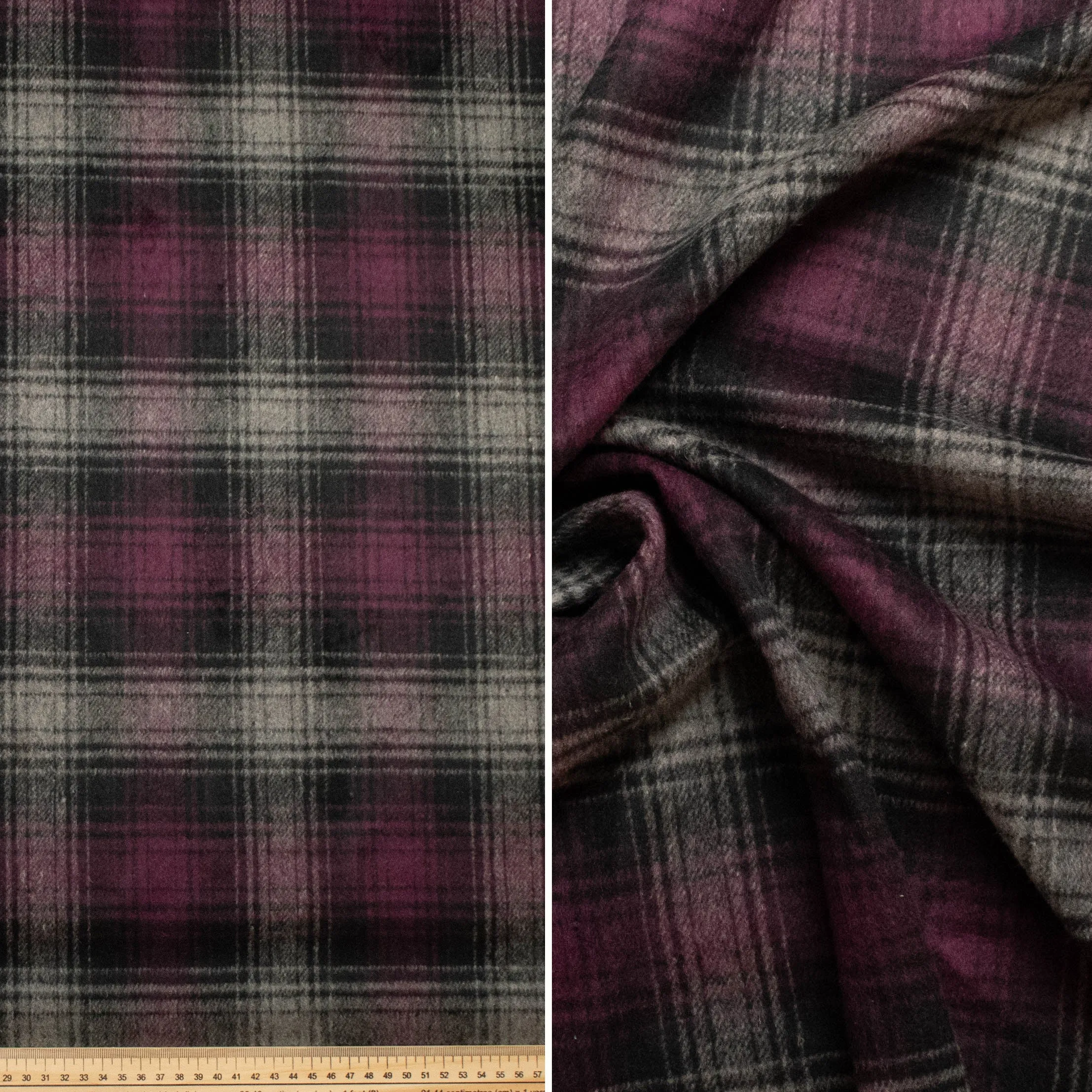 Wool Melton Checks