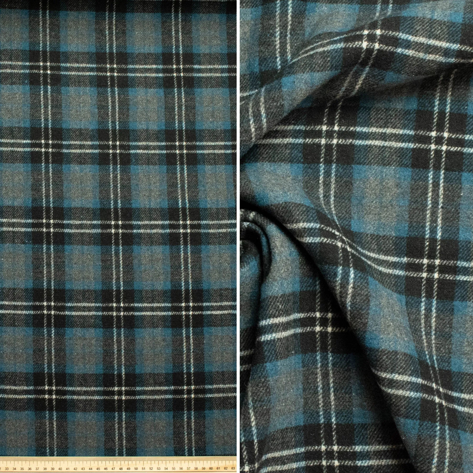 Wool Melton Checks