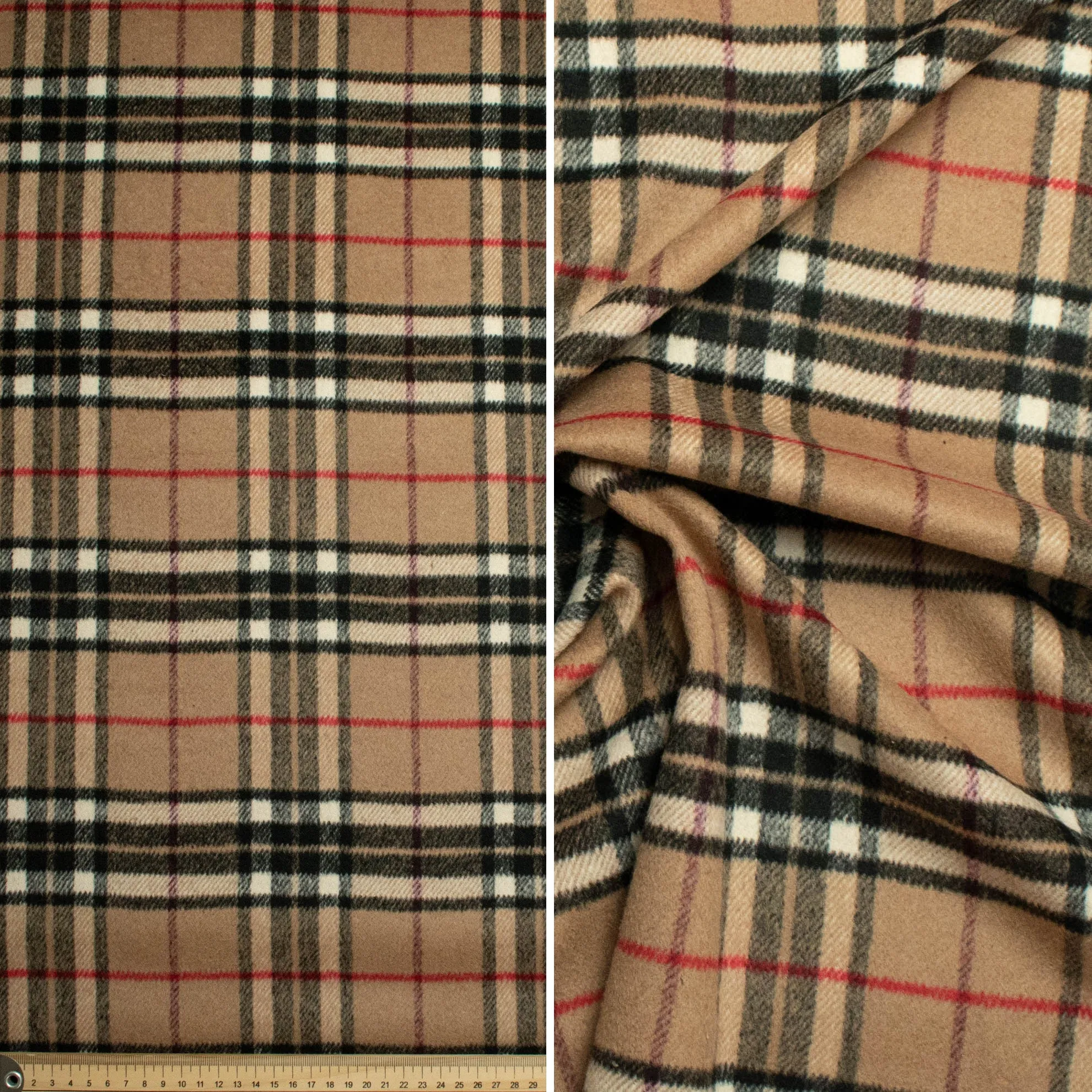 Wool Melton Checks