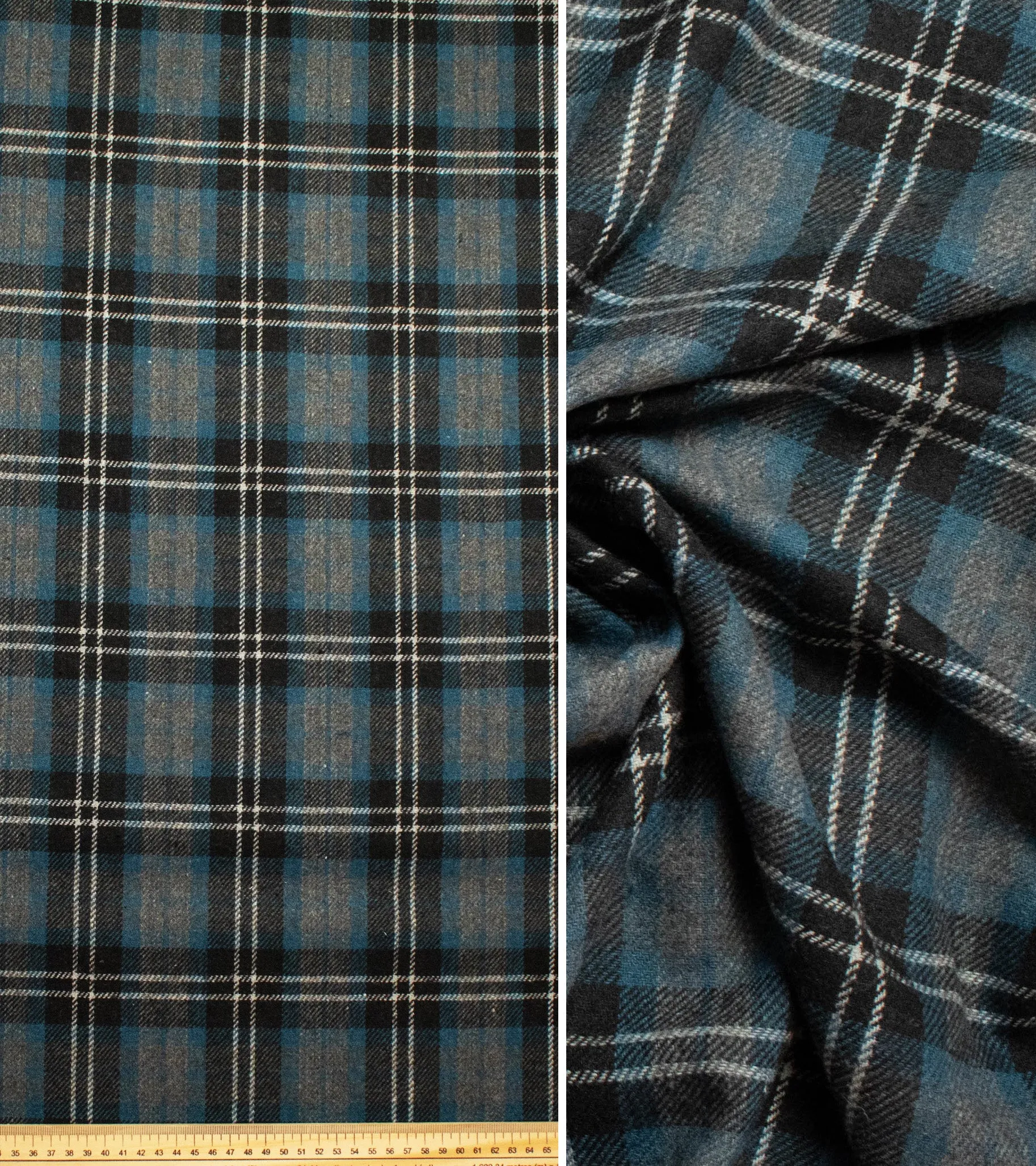 Wool Melton Checks