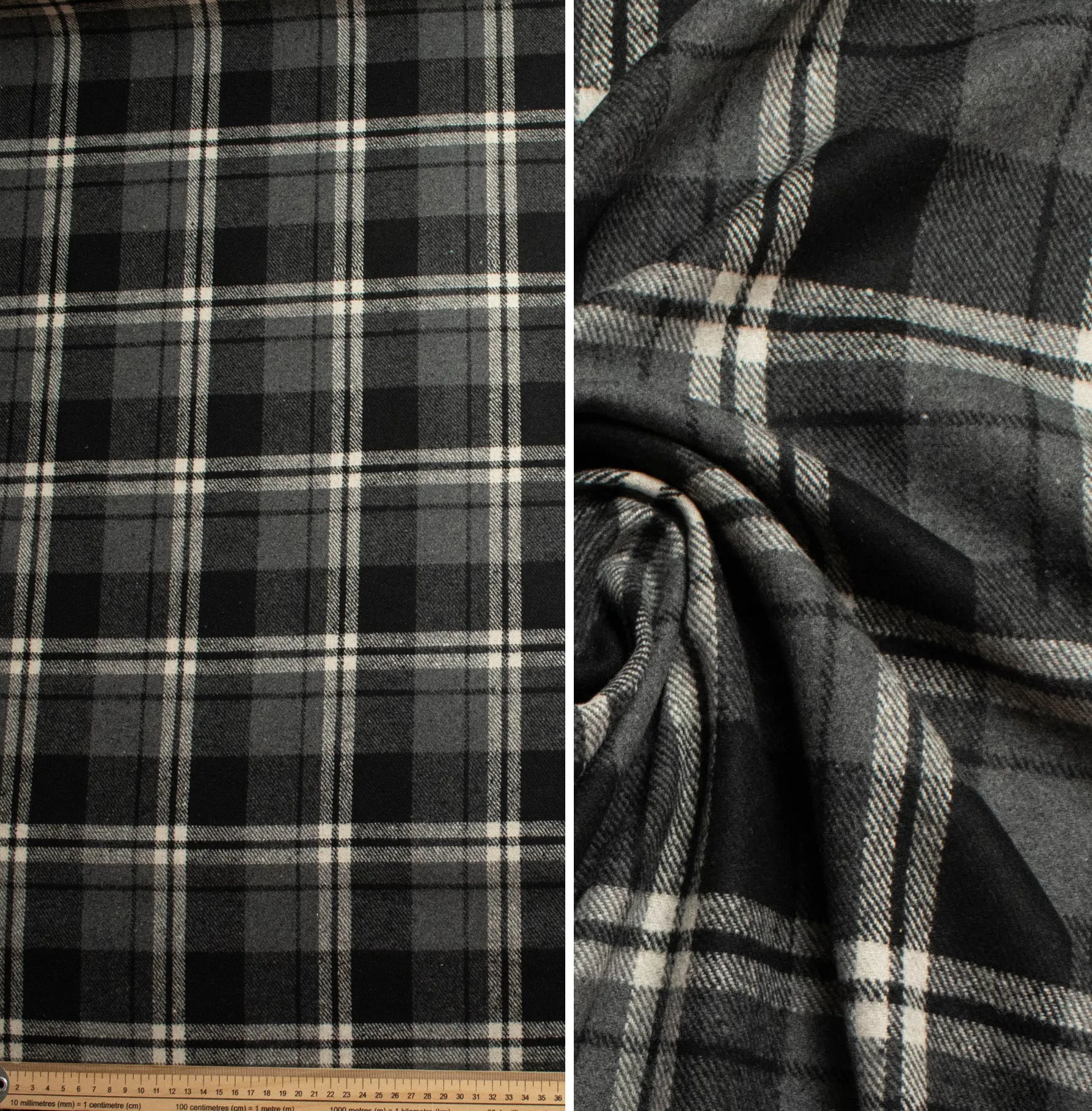 Wool Melton Checks