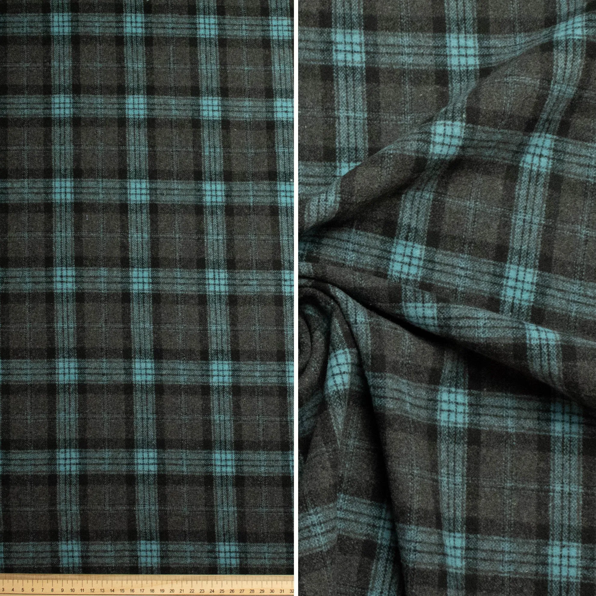 Wool Melton Checks