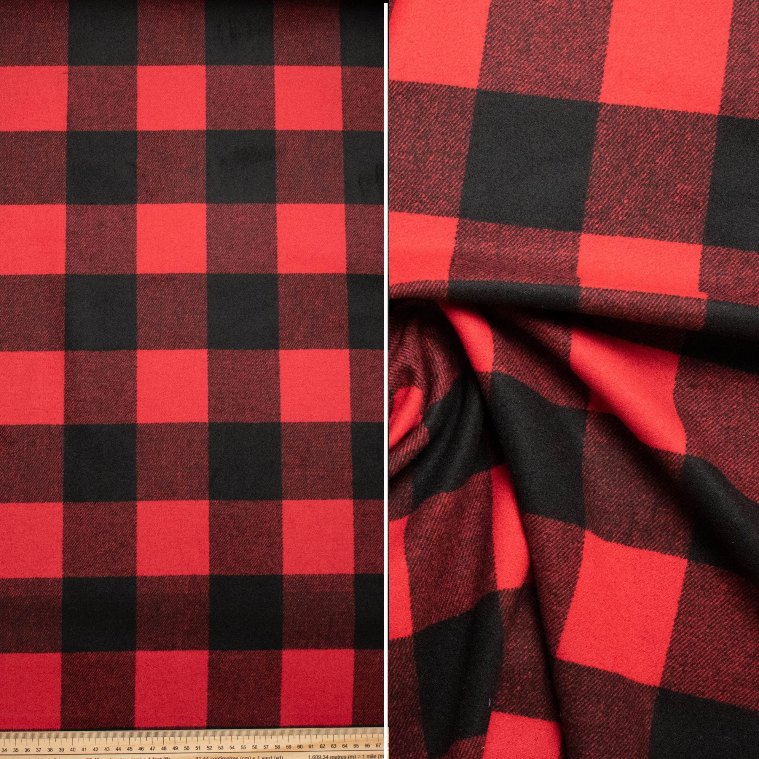Wool Melton Checks