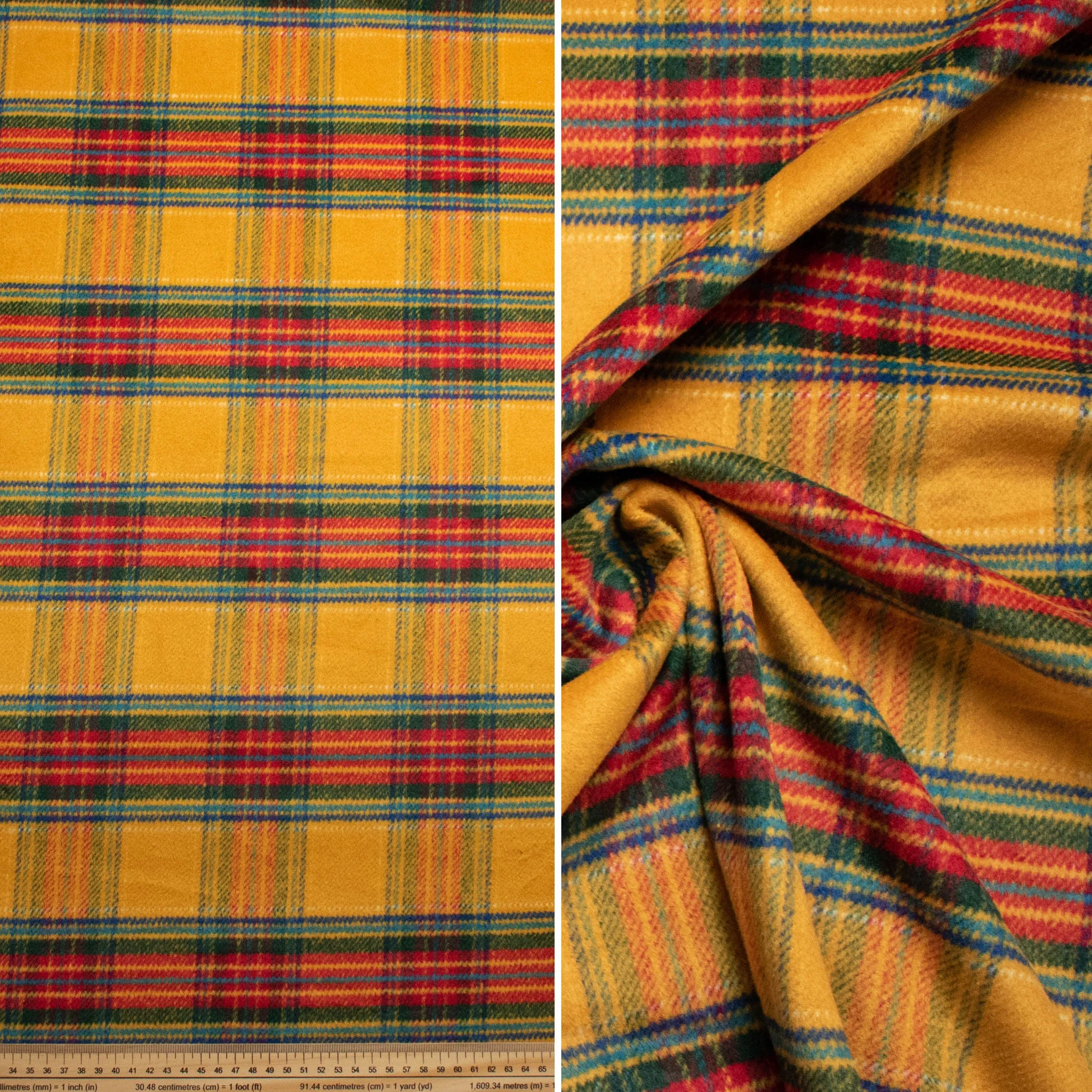 Wool Melton Checks