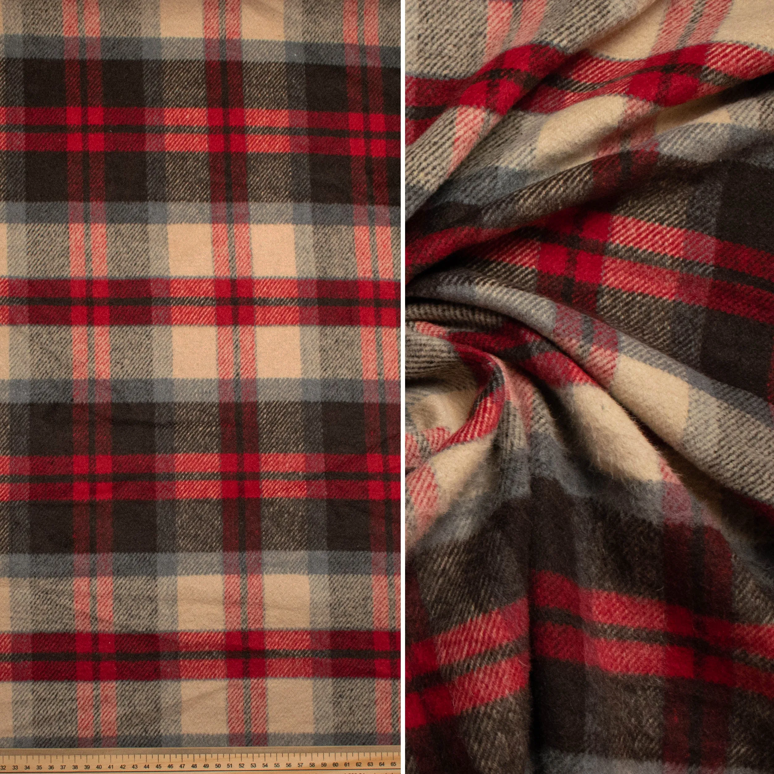Wool Melton Checks