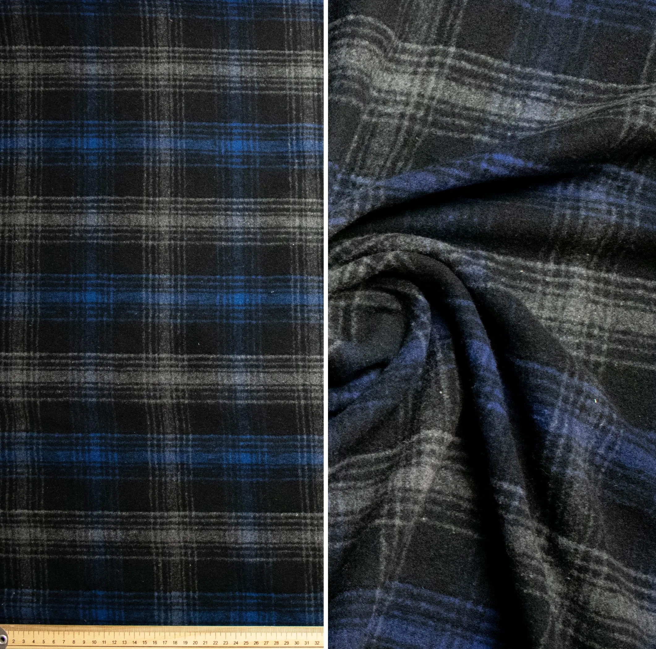 Wool Melton Checks