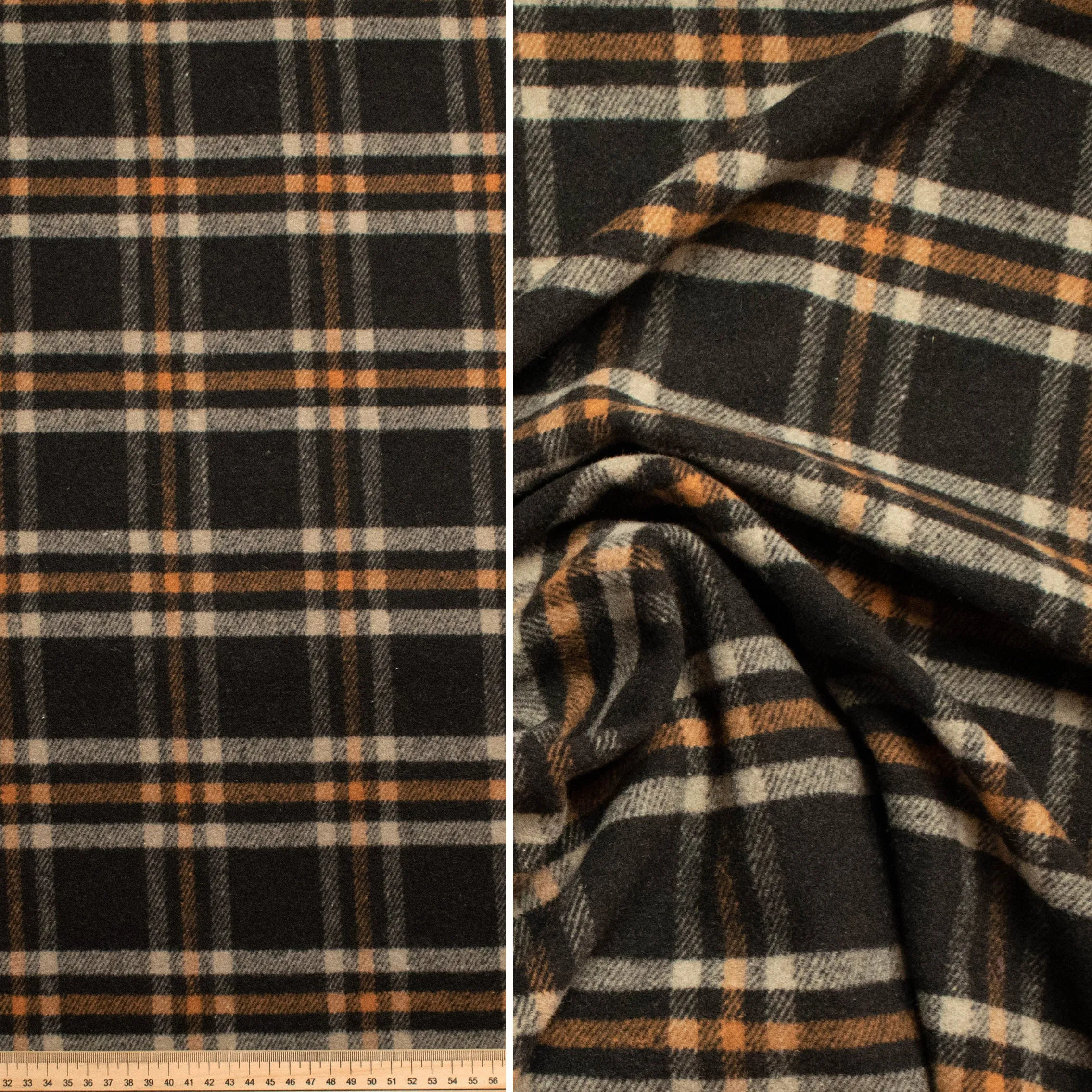 Wool Melton Checks