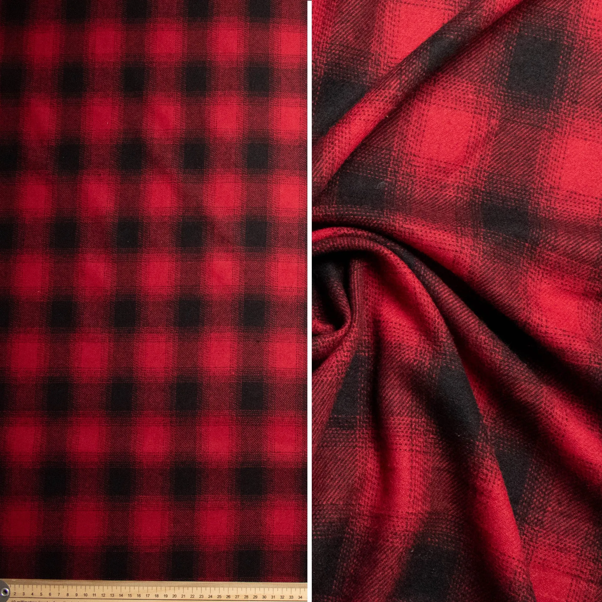 Wool Melton Checks